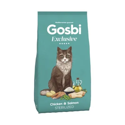 Gosbi Exclusive Chicken & Salmon Sterilized  (1,5 kilos)