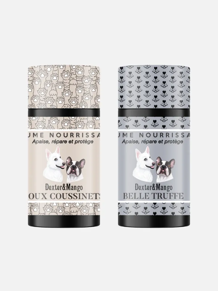Baume chien en stick pour des coussinets et truffes tout doux